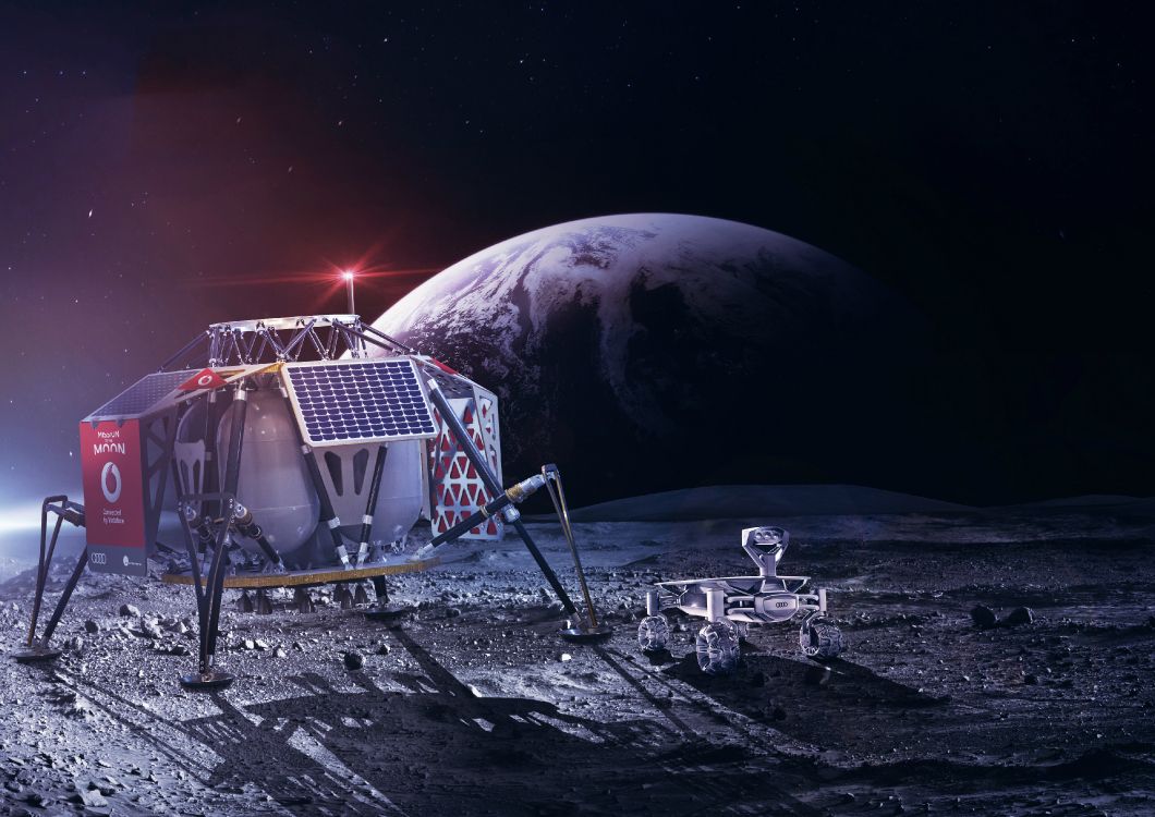 Обои луна, ЛТР, Сотовая сеть, космическое пространство, астрономический объект в разрешении 3840x2716