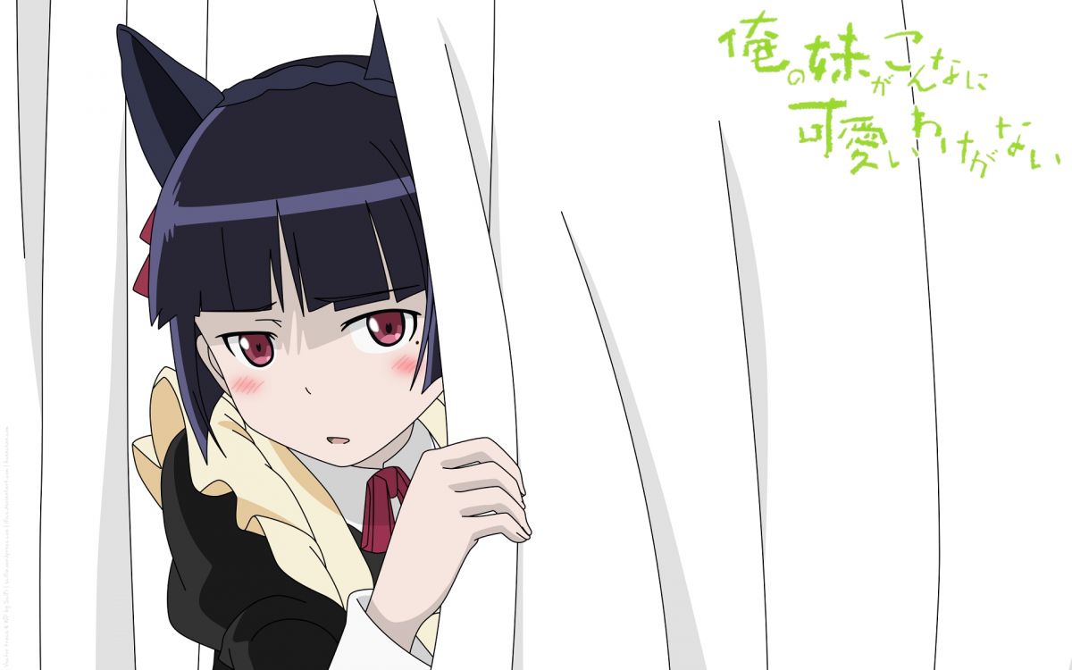 Обои oreimo, мультфильм, иллюстрация, нос, характер в разрешении 1920x1200