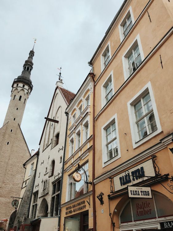 Обои Ратушная площадь, окно, соседство, городок, фасад в разрешении 3024x4032