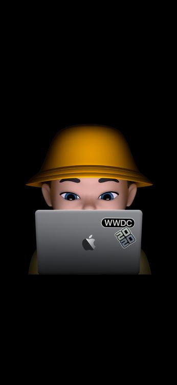 Обои apple, амолед, iPhone, WWDC 2020, яблоко в разрешении 1420x3073