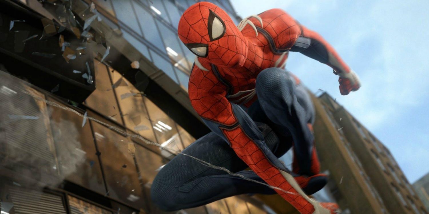 Обои человек-паук, Insomniac Games, супергерой, Может Паркер, видеоигра в разрешении 3920x1960