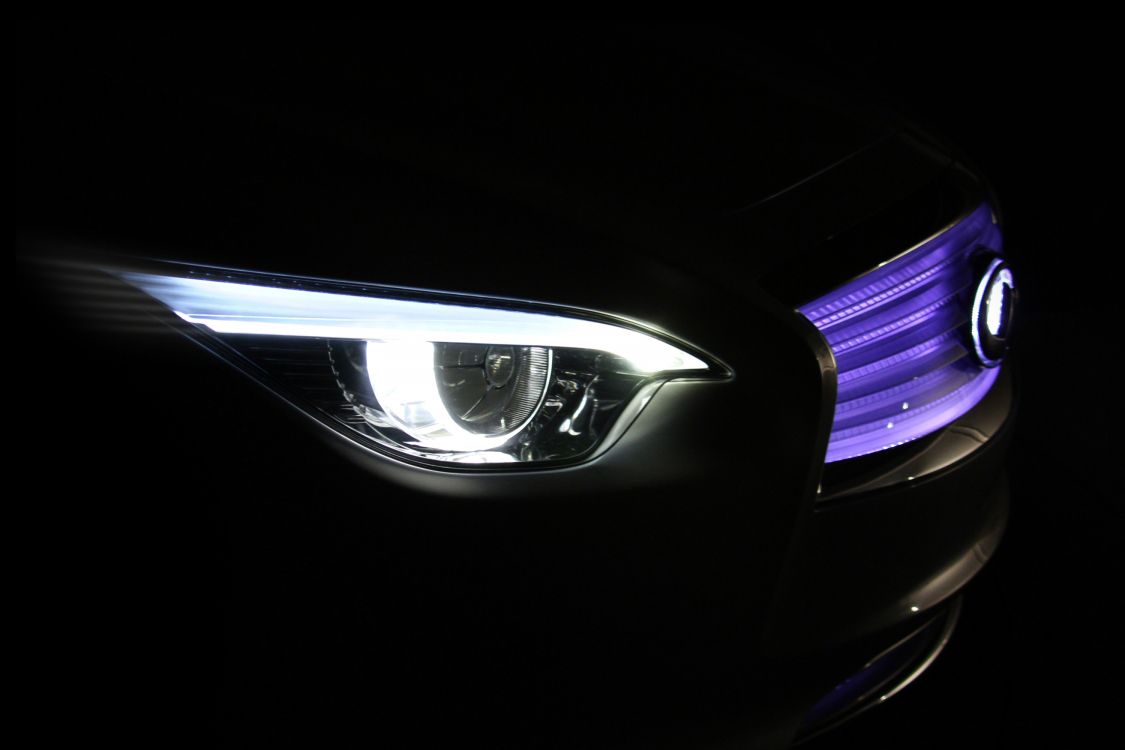 Обои Infiniti, авто, фара, автомобильное освещение, свет в разрешении 3000x2000