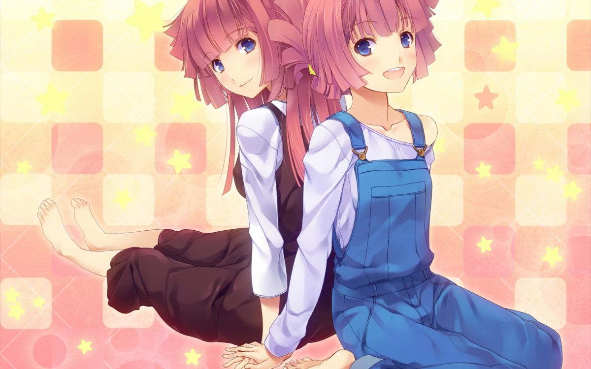 Обои мультфильм, девушка, розовый, мангака, пурпур в разрешении 1920x1200