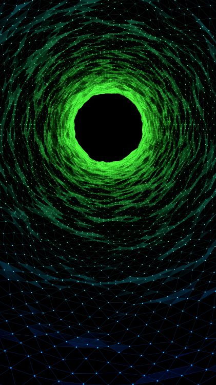 Обои OLED, полночь зеленый, зеленый, красочность, инфраструктура в разрешении 2160x3840