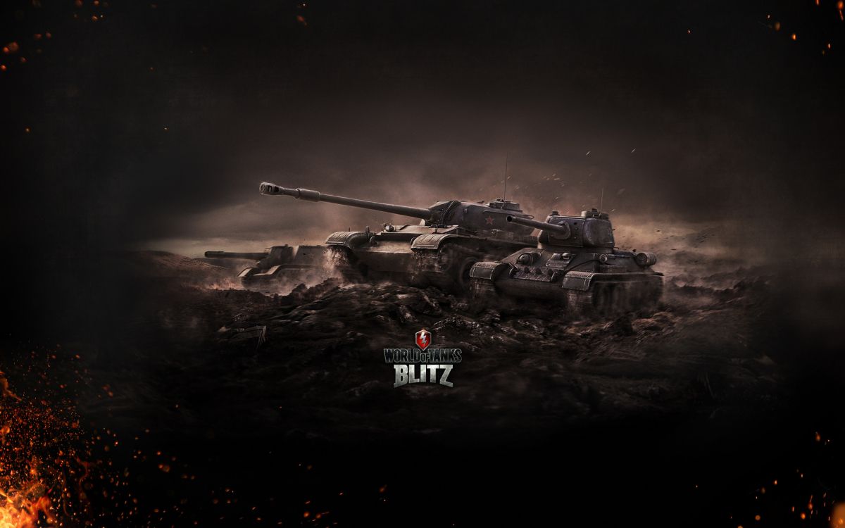 Обои world of tanks, Мир танков блиц, бак, wargaming, ночь в разрешении 1920x1200