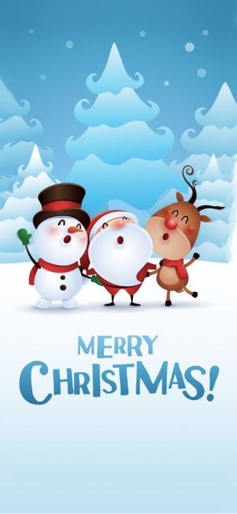 Обои Новый год, Рождество, Рождественский день, счастливого рождества счастливого рождества, Санта-Клаус в разрешении 1420x3073