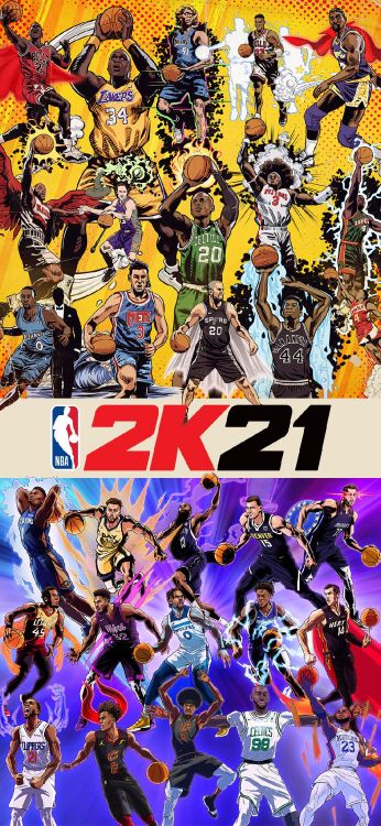 Обои фреска nba 2k21 возраст героев карты, нба 2к21, нба 2к22, NBA, герой в разрешении 1125x2436