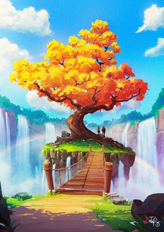 Обои арт, облако, мир, экорегион, зеленый в разрешении 2716x3840