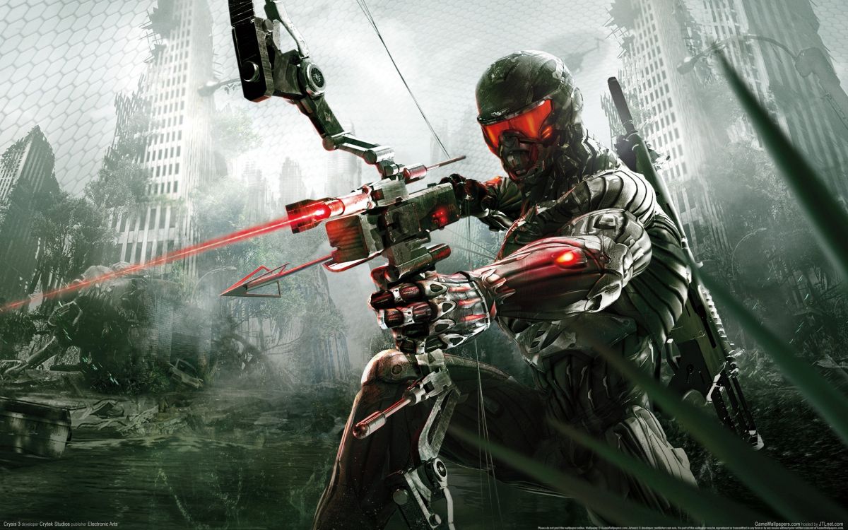 Обои crysis 3, crysis 2, playstation 3, компьютерная игра, игры в разрешении 2560x1600