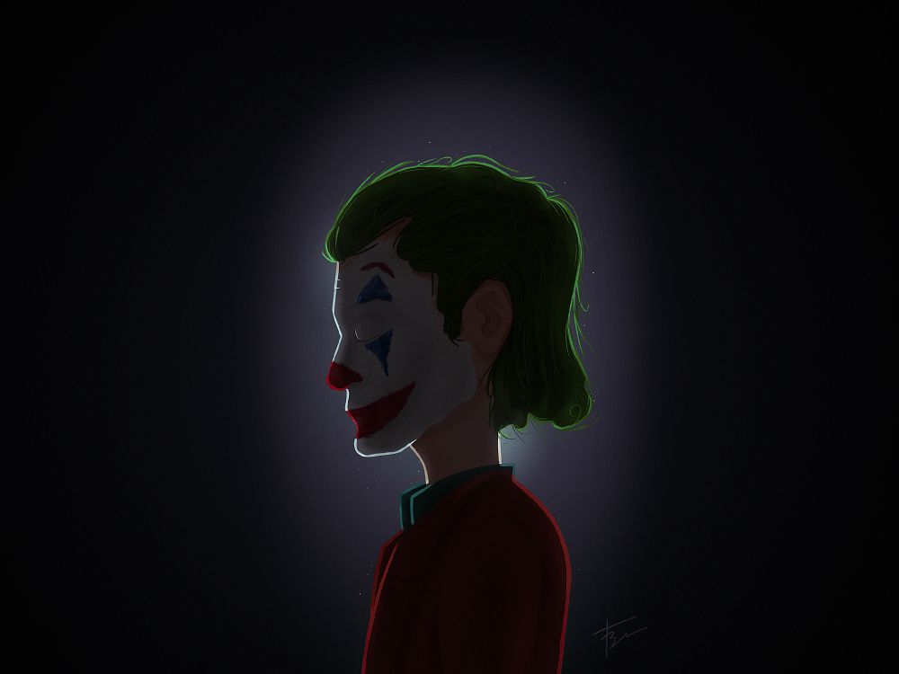 Обои 3d моделирование, человек, зеленый, темнота, арт в разрешении 3200x2400