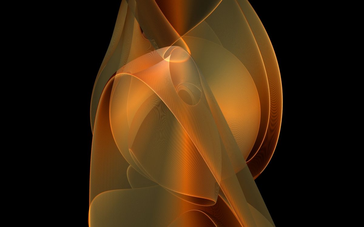 Обои свет, Апельсин, фрактальное искусство, освещение, предметная съемка в разрешении 1920x1200