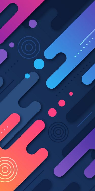 Обои дизайн, андроид, графический дизайн, лазурный, жест в разрешении 1280x2560