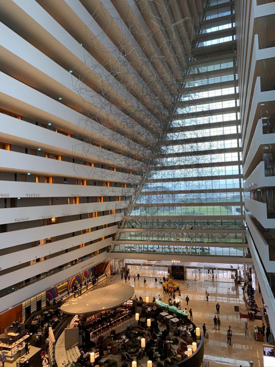 Обои башня, древесина, освещение, архитектура, дизайн интерьера в разрешении 1536x2048