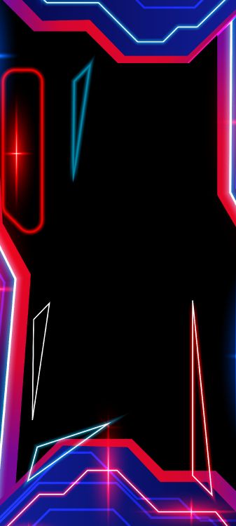 Обои свет, текст, неоновая вывеска, Фиолетовый, Визуальный эффект освещения в разрешении 2160x4800