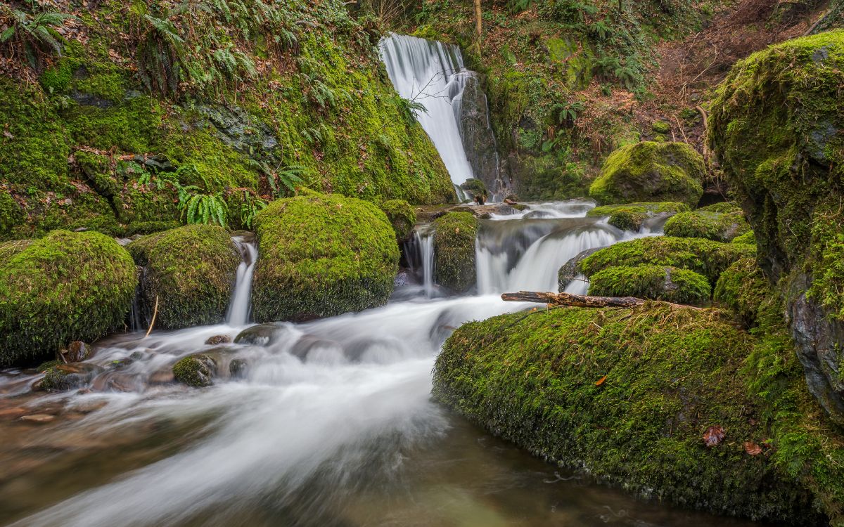 Обои водопад, водоток, селйяландсфосс, водоем, гидроресурсы в разрешении 3840x2400
