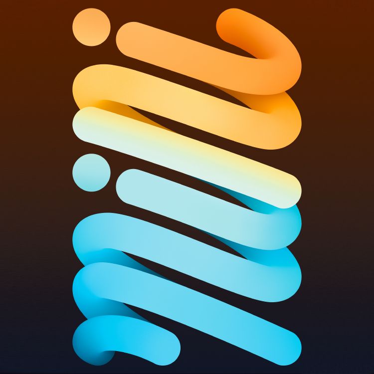 Обои iPad Mini Stock Wallpaper in 4K Resolution (Starlight) – Light (for iPad) в разрешении 4433x4433