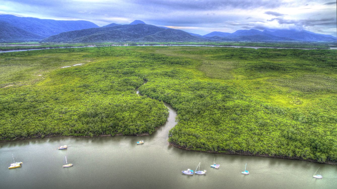 Обои природа, Кернса, гидроресурсы, нагорье, сенокосное угодье в разрешении 3210x1800