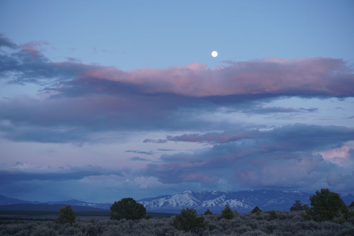 Обои закат, облако, синий, нагорье, вечер в разрешении 6000x4000