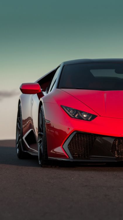 Обои красный ламборджини хуракан, lamborghini huracan sto, Ламборджини, легковые автомобили, lamborghini gallardo в разрешении 1080x1920