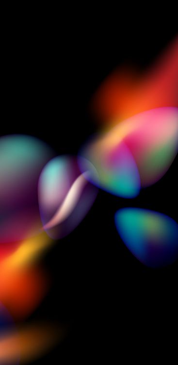 Обои крупный план, красочность, арт, пурпурный цвет, газ в разрешении 2750x5613