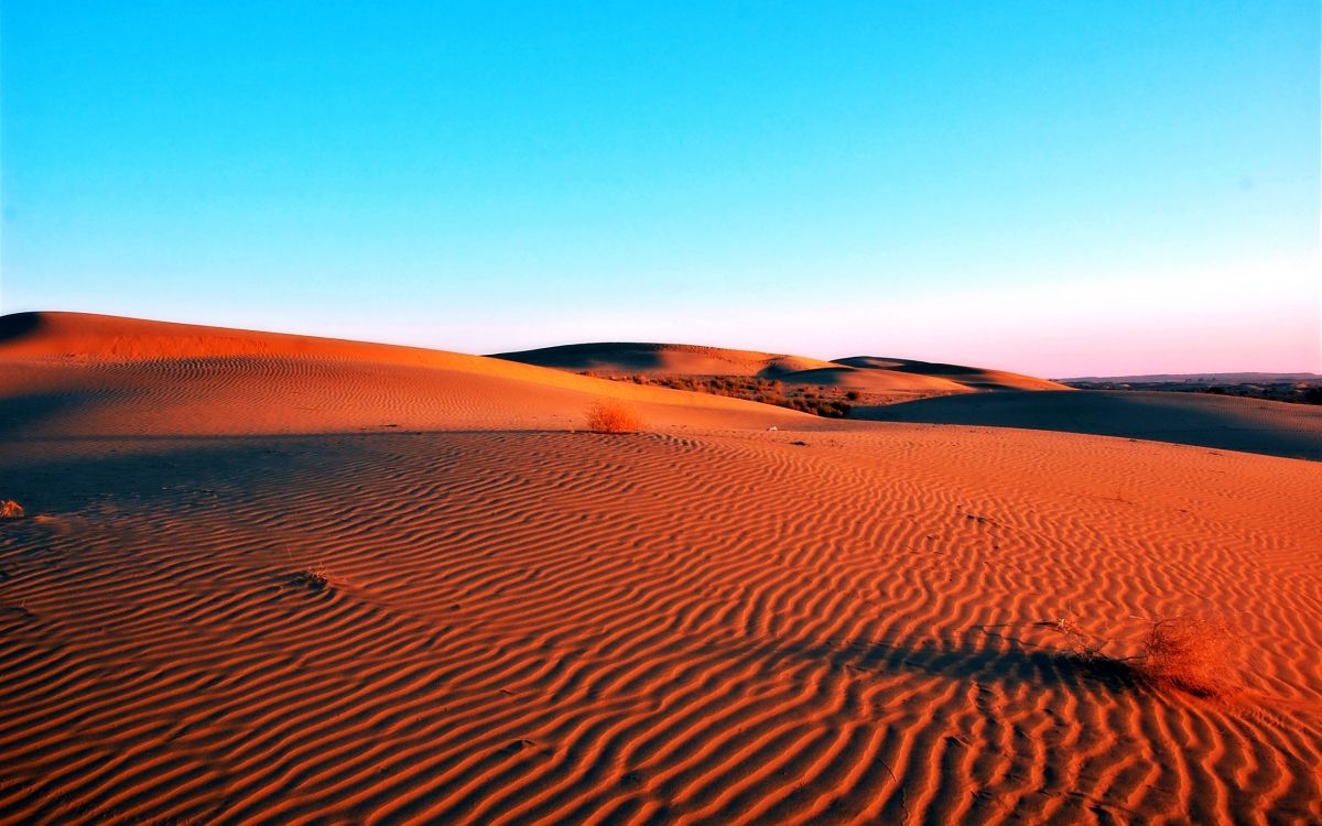 Обои пустыня, песок, эрг, эолийские рельефы, Дюна в разрешении 2560x1600