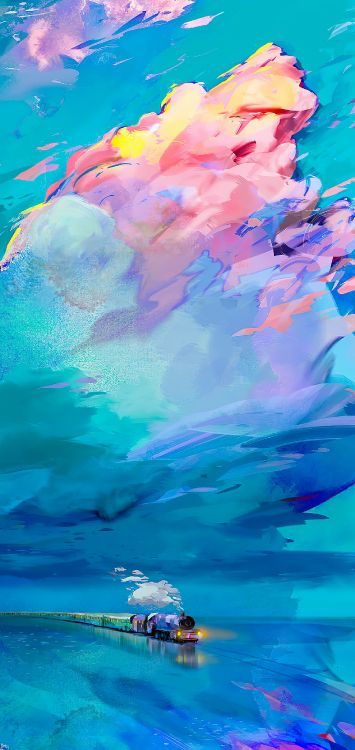 Обои живопись, soundcloud, вахьяхси, плейлист в разрешении 1516x3200