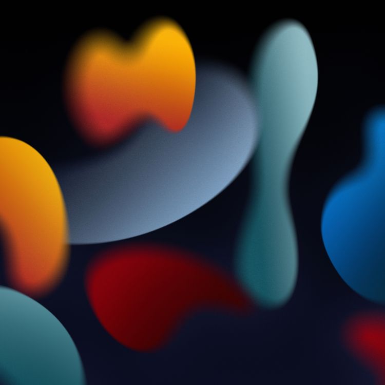 Обои iOS 15, Official Stock Wallpaper, Original Quality (WWDC21 – Dark) в разрешении 2916x2916