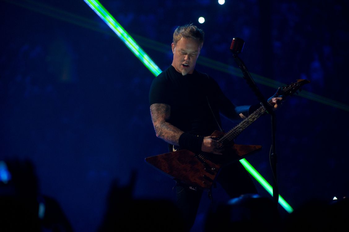 Обои Metallica через никогда, Джеймс Хэтфилд, Metallica, Представление, музыкант в разрешении 3600x2395