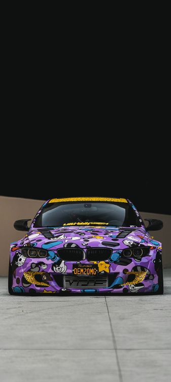 Обои bmw, пользовательские автомобиль, автогонки, спорткар, легковые автомобили в разрешении 1080x2400