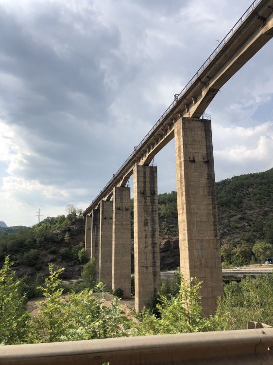 Обои виадук, балочный мост, дорога, Гирдерский мост, extradosed мост в разрешении 1536x2048