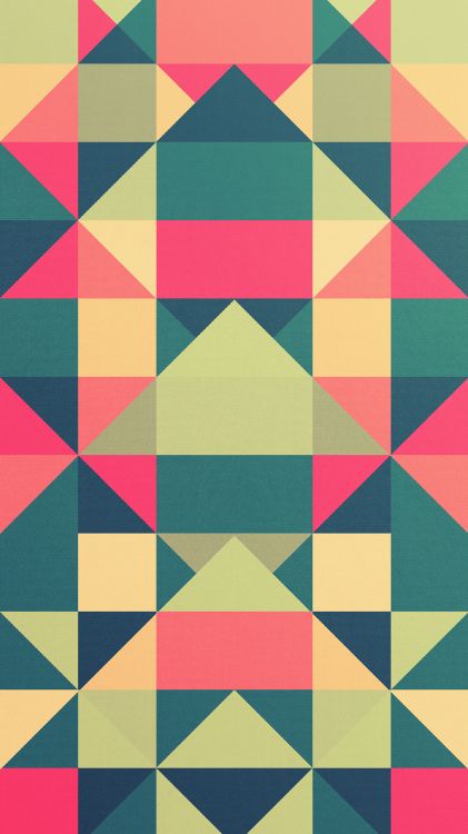 Обои треугольник, квадрат, красный цвет, Оранжевый цвет, коричневый цвет в разрешении 1440x2560