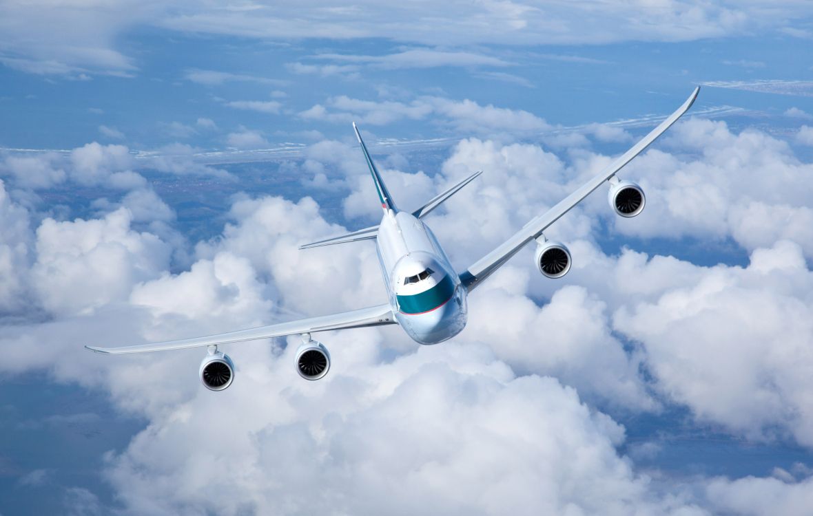 Обои самолет, самолеты, Боинг 747, авиакомпания, авиалайнер в разрешении 3149x2001
