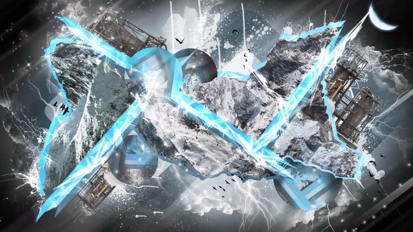 Обои графика, карманные компьютеры, лед, Аннотация белый, технология в разрешении 3840x2160