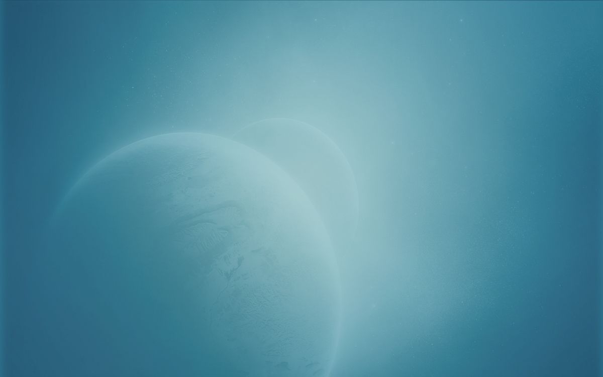 Обои синий, компьютер, синий цвет, космическое пространство, горизонт в разрешении 2560x1600