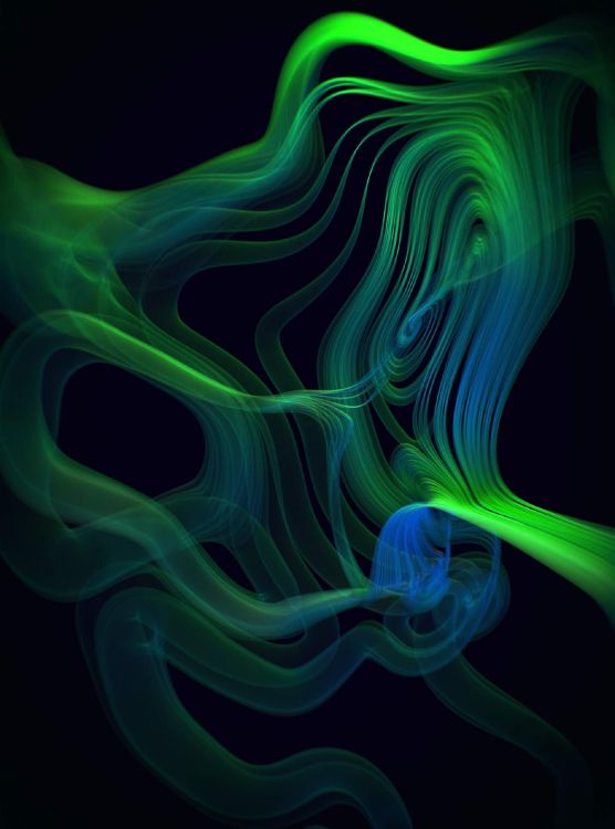 Обои Razer, Razer Phone 2, Google Pixel, синий, зеленый в разрешении 1900x2560