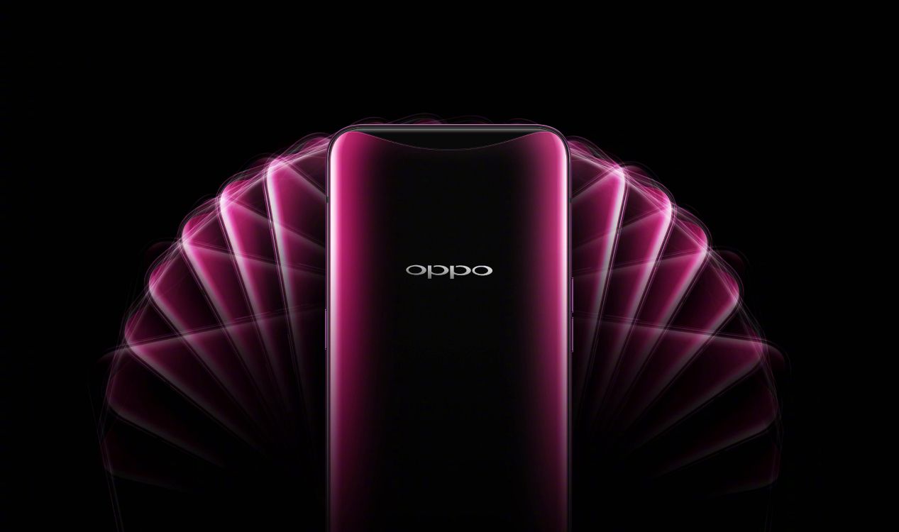 Обои OPPO Найти Х, смартфон, OPPO, красный цвет, пурпур в разрешении 5324x3150
