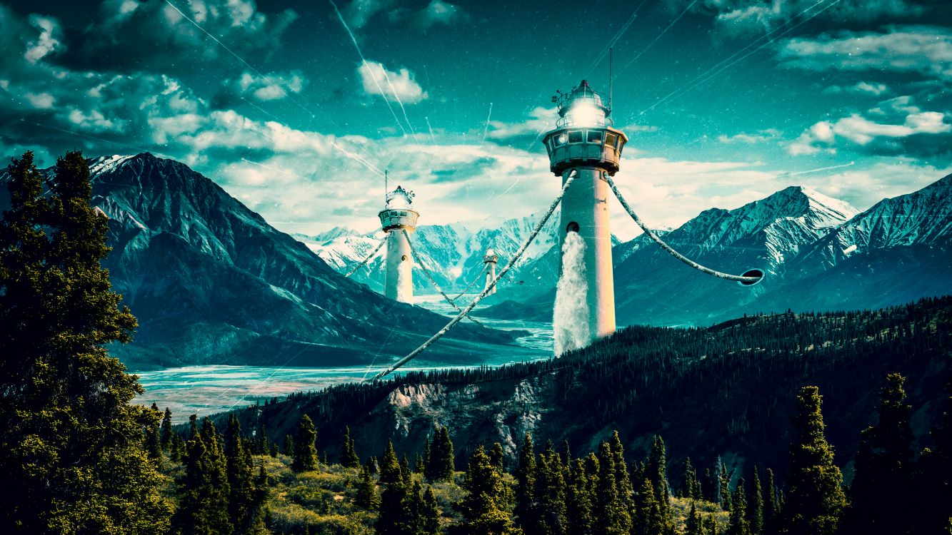 Обои облако, гора, атмосфера, мир, свет в разрешении 3840x2160