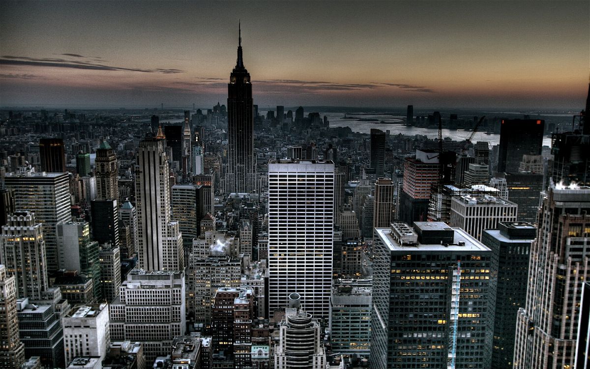Обои Нью-Йорк, городской пейзаж, город, метрополия, городской район в разрешении 3840x2400