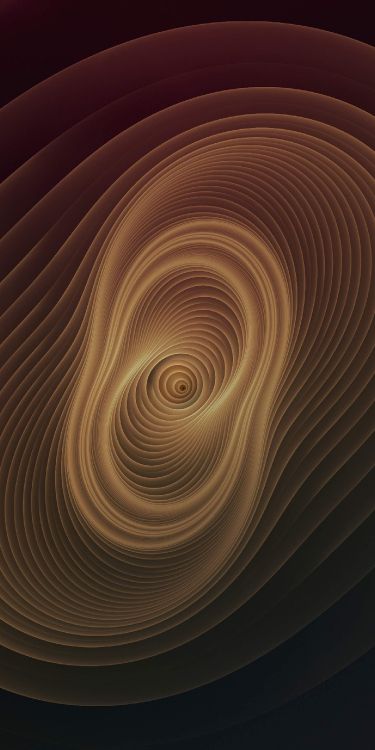 Обои ZTE, ZTE Blade V9, спираль, смартфон, коричневый цвет в разрешении 1440x2880