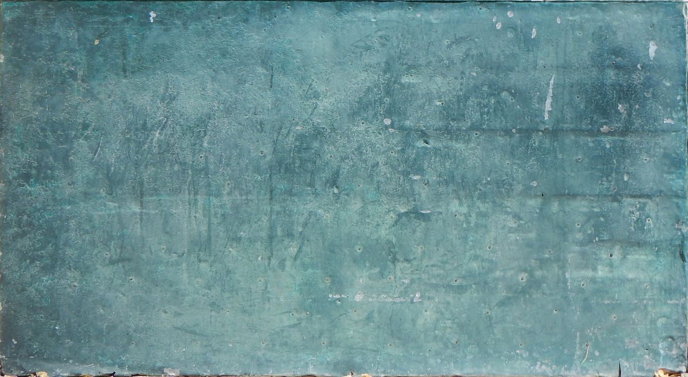 Обои стена, живопись, синий, цвет, текстура в разрешении 3408x1868