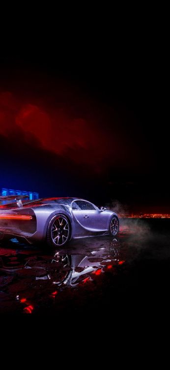 Обои Бугатти вейрон, bugatti, легковые автомобили, Бугатти Диво, bugatti vision gran turismo в разрешении 1080x2340