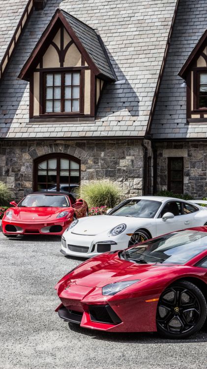 Обои легковые автомобили, спорткар, Феррари f430, Порше 918 Спайдер, Dr ing hcf porsche ag в разрешении 1080x1920