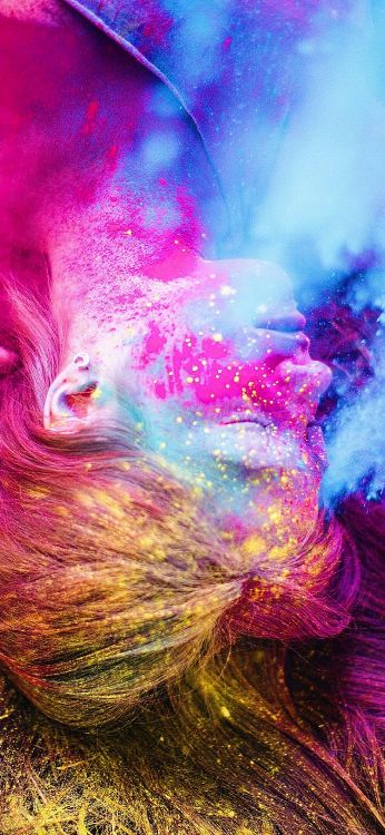 Обои пурпур, розовый, растение, Фиолетовый, красный цвет в разрешении 1080x2340