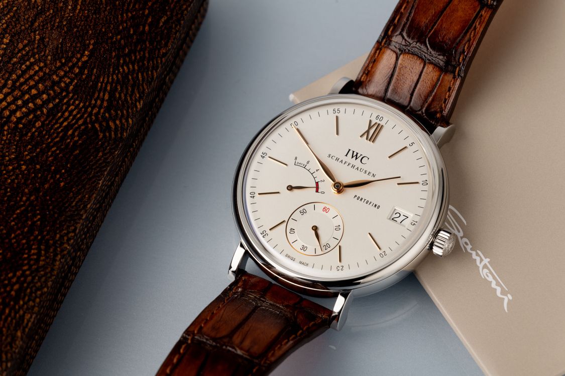 Обои часы, Компания IWC Портофино хронограф, Международная Часовая Компания, ювелирные изделия, модный аксессуар в разрешении 1920x1280