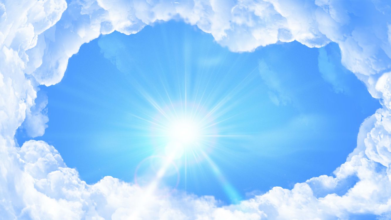 Обои облако, дневное время, синий, кучевое облако, солнечный свет в разрешении 6000x3375