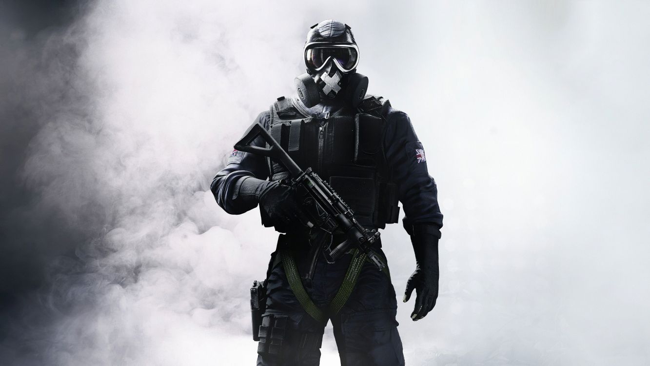 Обои tom clancys rainbow six, солдат, стояние, головной убор, удар в разрешении 3840x2160