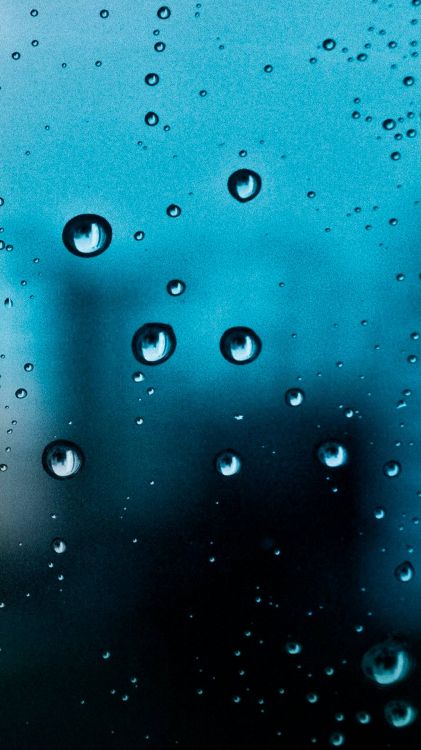 Обои андроид, синий, вода, падение, влага в разрешении 1080x1920