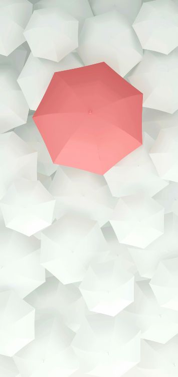 Обои лепесток, розовый, искусство, треугольник, арт в разрешении 1420x3000