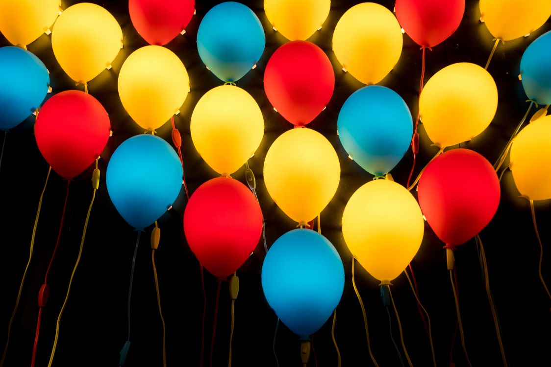 Обои воздушный шарик, поставкы партии, красочность, воздушный шар, свет в разрешении 5824x3883