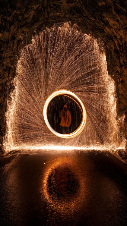 Обои свет, физика, глаз, человеческое тело, вода в разрешении 2160x3840